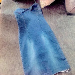 Denim bodycon dress👖